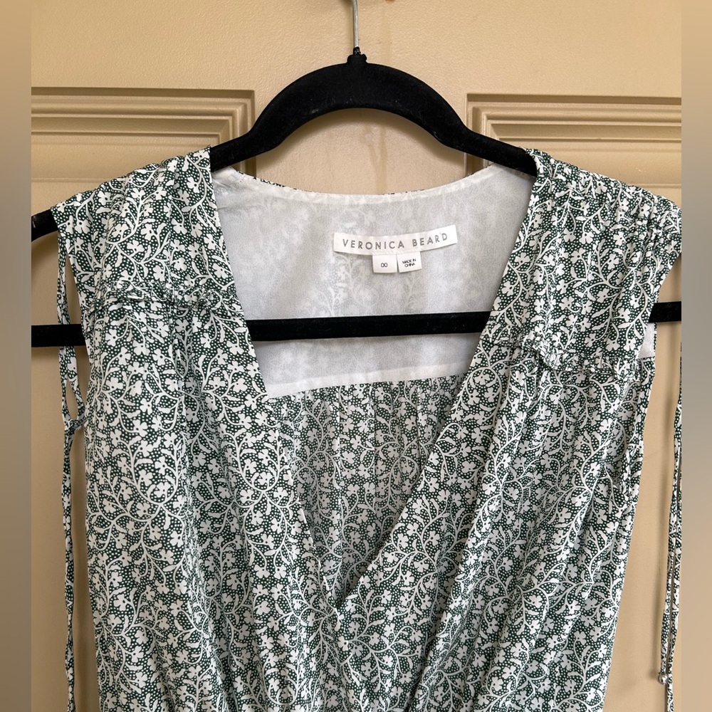 VERONICA BEARD Teagan Dress Floral Silk size 00 - Picture 4 of 7